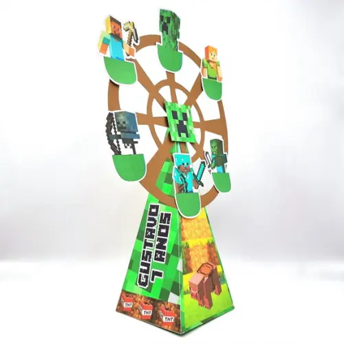 Caixa Roda Gigante - Minecraft