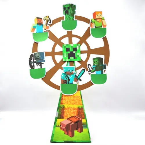 Caixa Roda Gigante - Minecraft