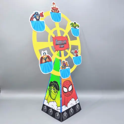 Caixa Roda Gigante - Vingadores Cute