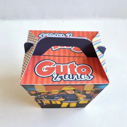 Caixa Sushi com Alça - Bombeiro Sam