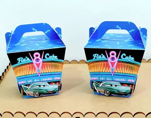 Caixa Sushi com Alça - Carros