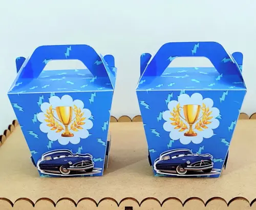 Caixa Sushi com Alça - Carros