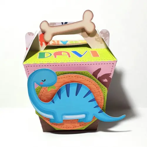 Caixa Sushi com Alça - Dinossauro Cute
