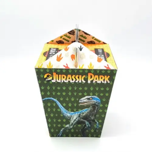 Caixa Sushi com Alça - Dinossauro Jurassic