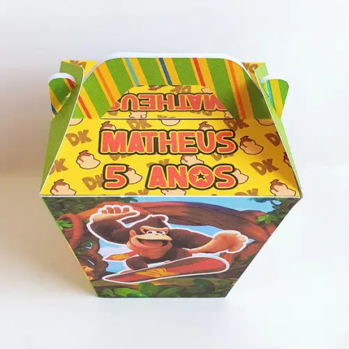 Caixa Sushi com Alça - Donkey Kong