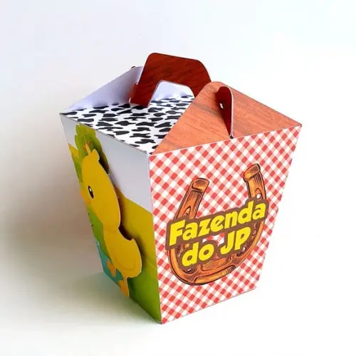 Caixa Sushi com Alça - Fazendinha