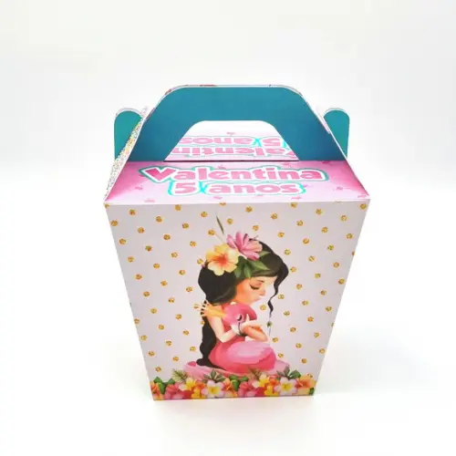 Caixa Sushi com Alça - Flamingos