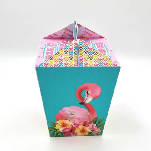 Caixa Sushi com Alça - Flamingos