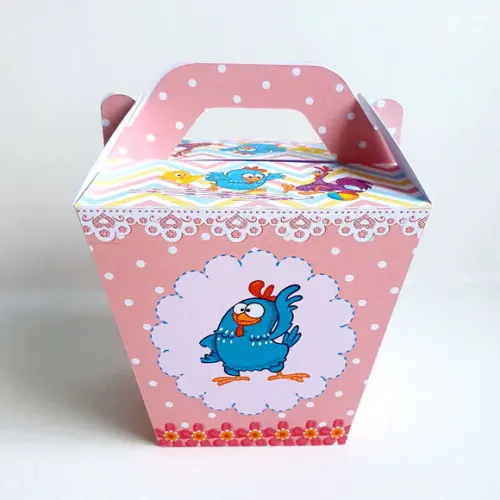 Caixa Sushi com Alça - Galinha Pintadinha