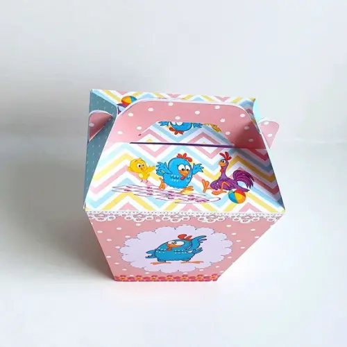 Caixa Sushi com Alça - Galinha Pintadinha