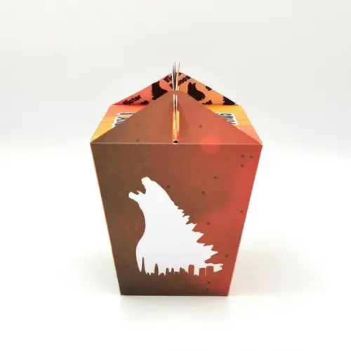 Caixa Sushi com Alça - Godzilla Laranja