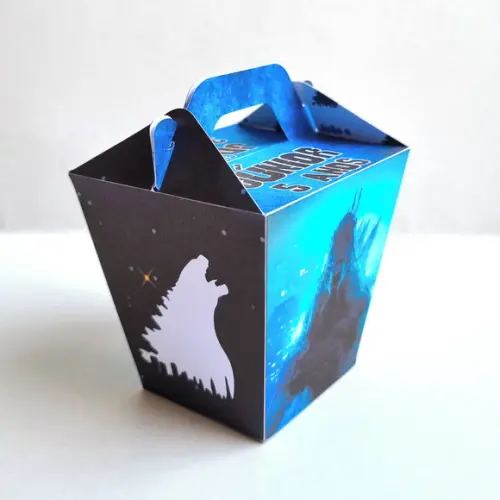 Caixa Sushi com Alça - Godzilla Azul