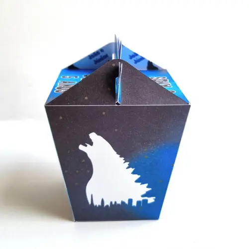 Caixa Sushi com Alça - Godzilla Azul
