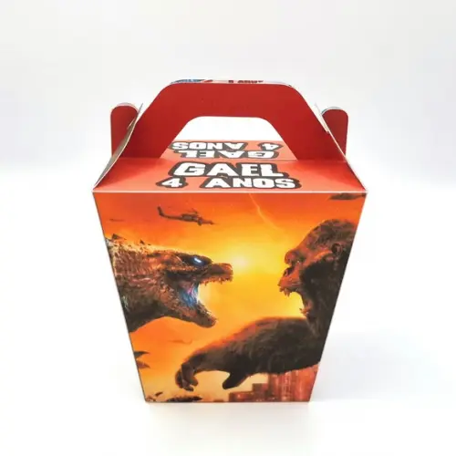 Caixa Sushi com Alça - Godzilla Vs Kong