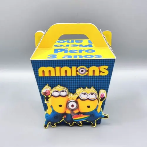 Caixa Sushi com Alça - Minions