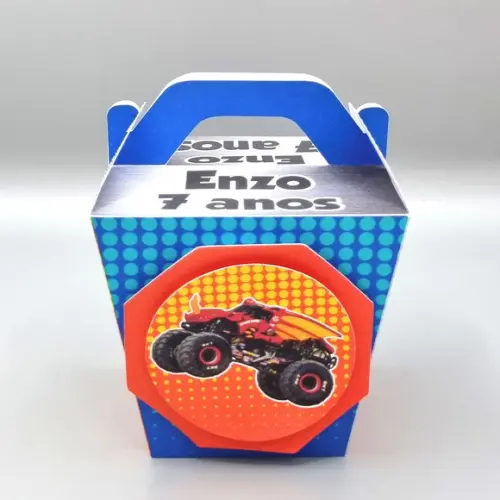 Caixa Sushi com Alça - Monster Truck / Monster Jam
