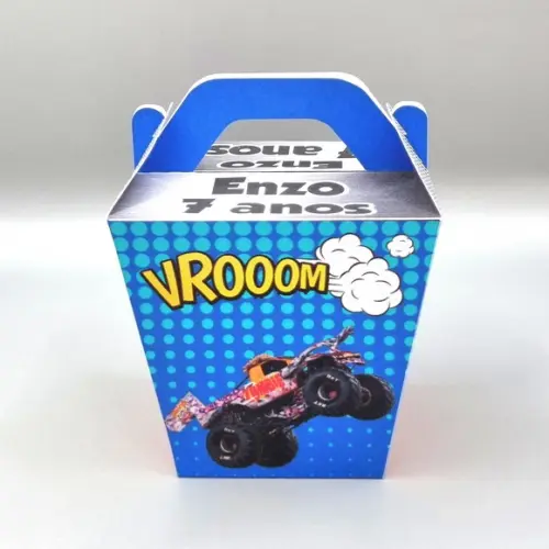Caixa Sushi com Alça - Monster Truck / Monster Jam