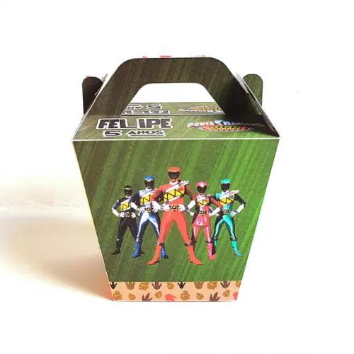 Caixa Sushi com Alça - Power Ranger Dino Charger