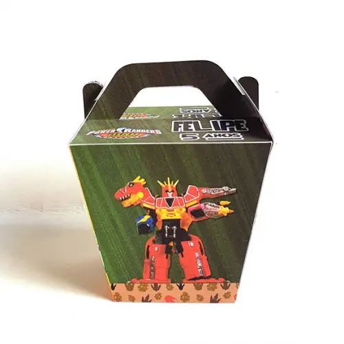 Caixa Sushi com Alça - Power Ranger Dino Charger
