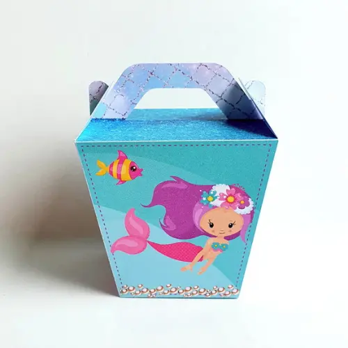 Caixa Sushi com Alça - Sereia Floral