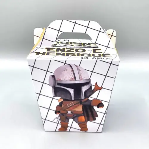 Caixa Sushi com Alça - Star Wars Mandalorian