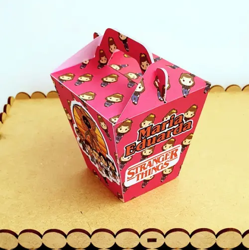 Caixa Sushi com Alça - Stranger Things Cute