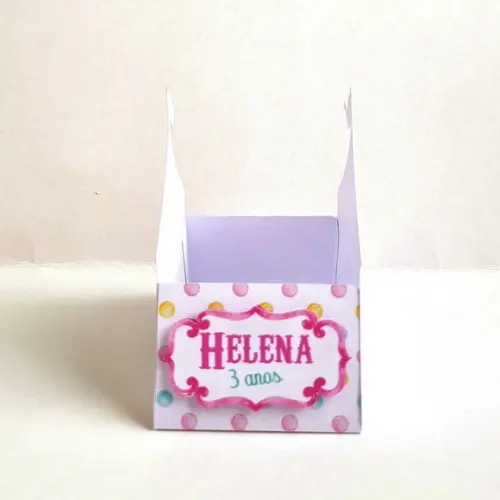 Caixa Tenda de Circo Rosa