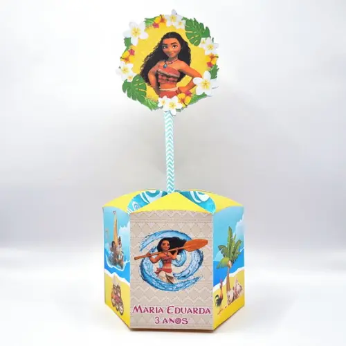 Centro de Mesa Sextavado - Moana