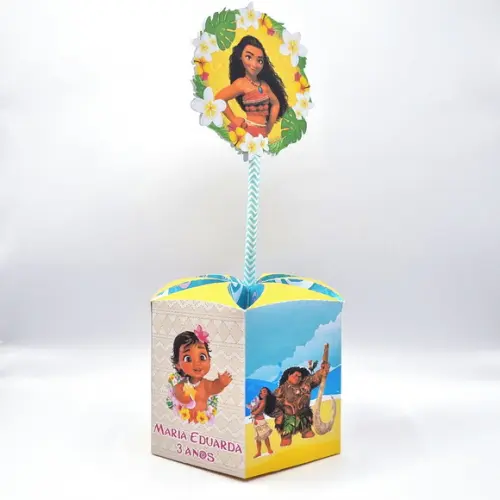 Centro de Mesa Sextavado - Moana