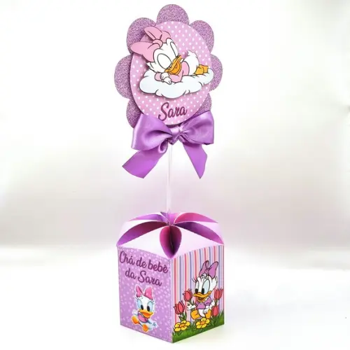 Centro de Mesa Sextavado Margarida Baby