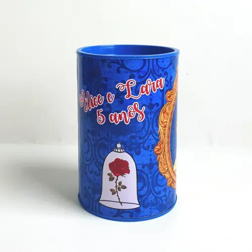Cofre Personalizado - a Bela e a Fera