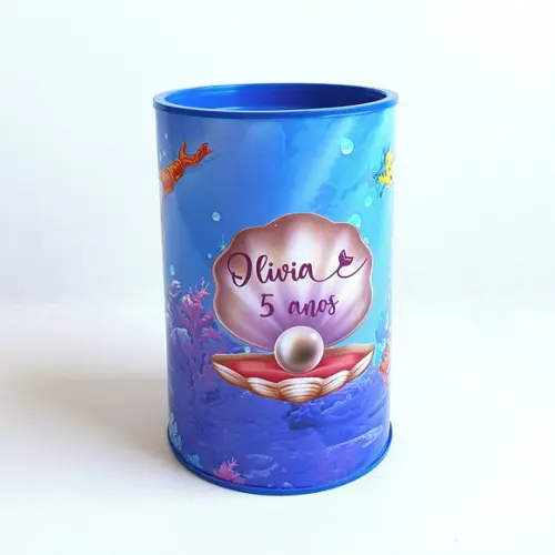 Cofre Personalizado - Pequena Sereia