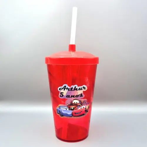 Copo Twister 400 ml Personalizado - Carros