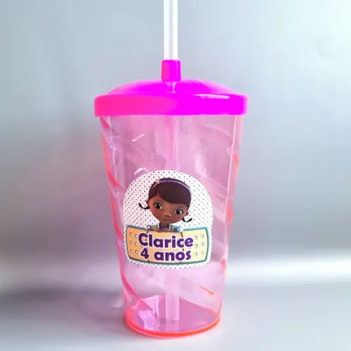 Copo Twister 400 ml Personalizado - Doutora Brinquedos