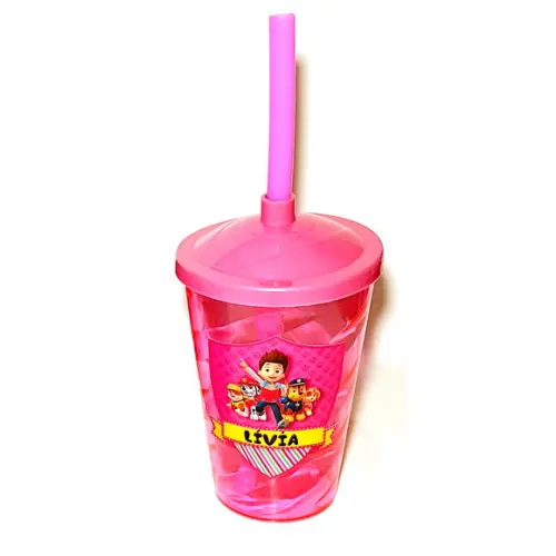 Copo Twister 400 ml Personalizado - Patrulha Canina
