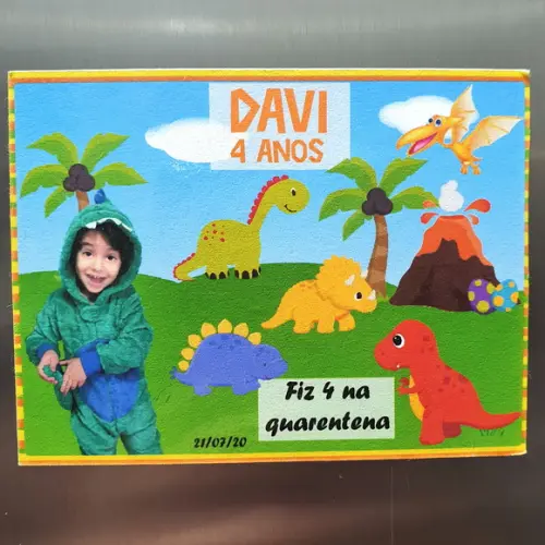 Foto Imã de Geladeira Dinossauro Baby