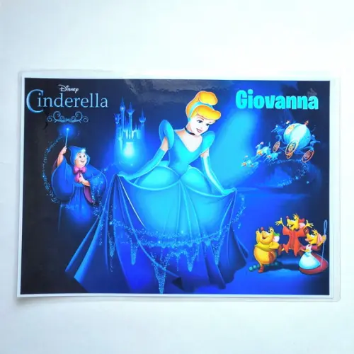 Jogo Americano Plastificado Cinderela