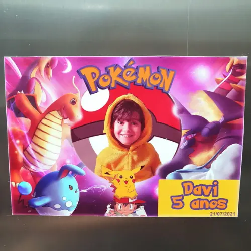 Foto Imã de Geladeira Pokemon