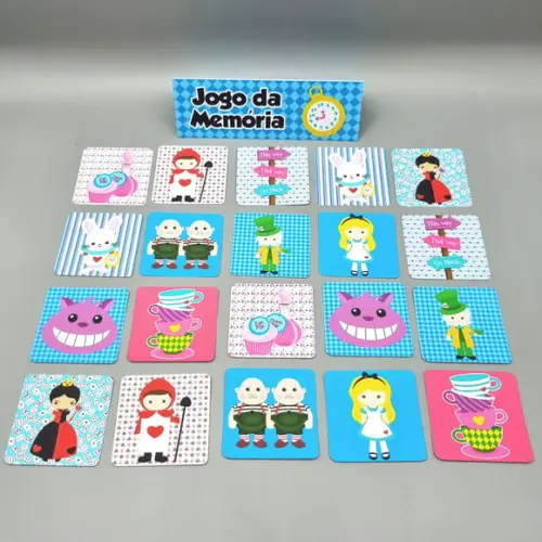 Jogo da Memória - Alice no País das Maravilhas