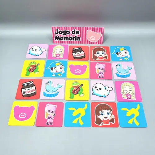 Jogo da Memória - Aventureira Rosa