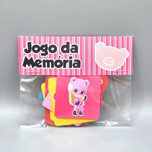 Jogo da Memória - Aventureira Rosa