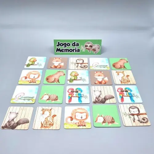 Jogo da Memória - Capivara - Fauna Brasileira