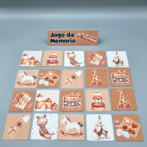 Jogo da Memória - Brinquedos Lúdicos
