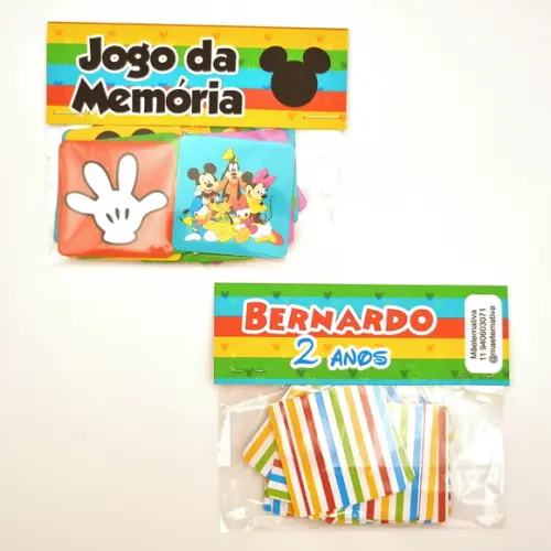Jogo da Memória - Casa do Mickey