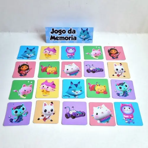 Jogo da Memória - Casa Mágica da Gabby