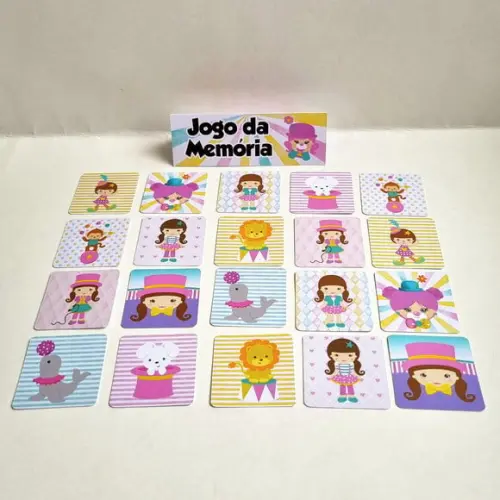 Jogo da Memória - Circo Rosa
