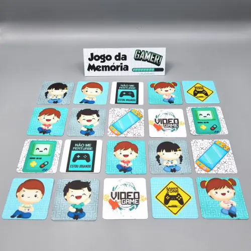 Jogo da Memória - Gamer - Vídeo Game - Game