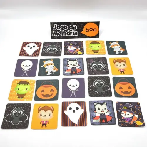 Jogo da Memória - Halloween Cute