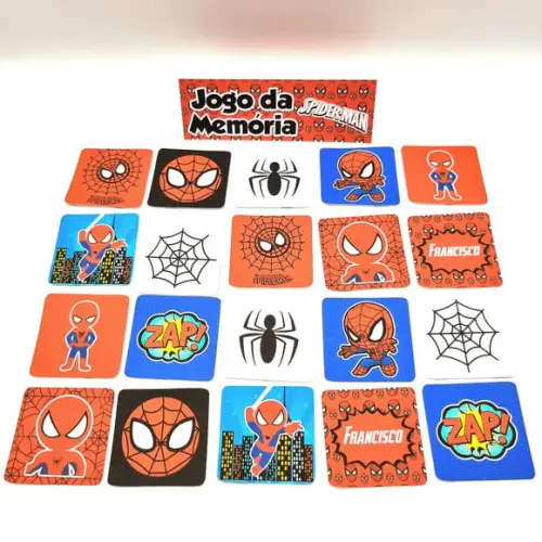 Jogo da Memória - Homem Aranha Baby
