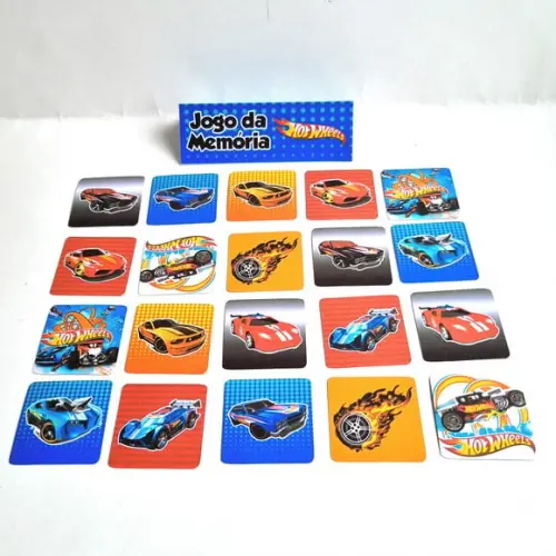 Jogo da Memória - Hot Wheels